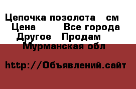 Цепочка позолота 50см › Цена ­ 50 - Все города Другое » Продам   . Мурманская обл.